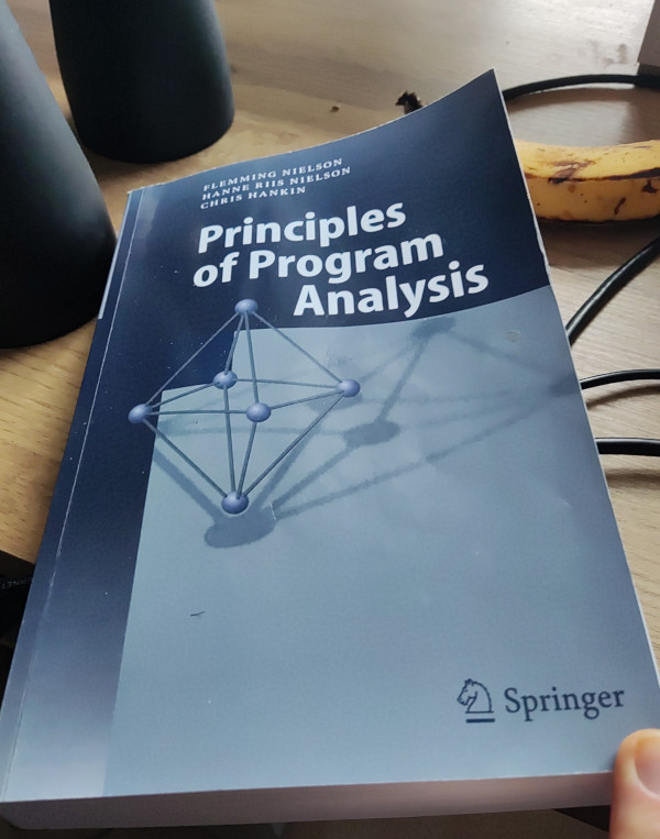 book principles of program analysis